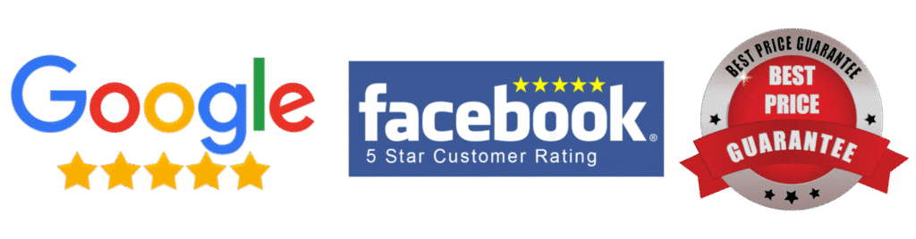 Get a Cash Offer 1 Google and Facebook 5 star badge