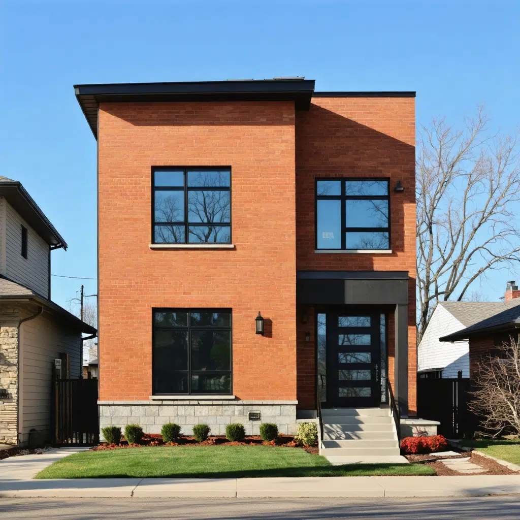A rectangle shaped home in MN