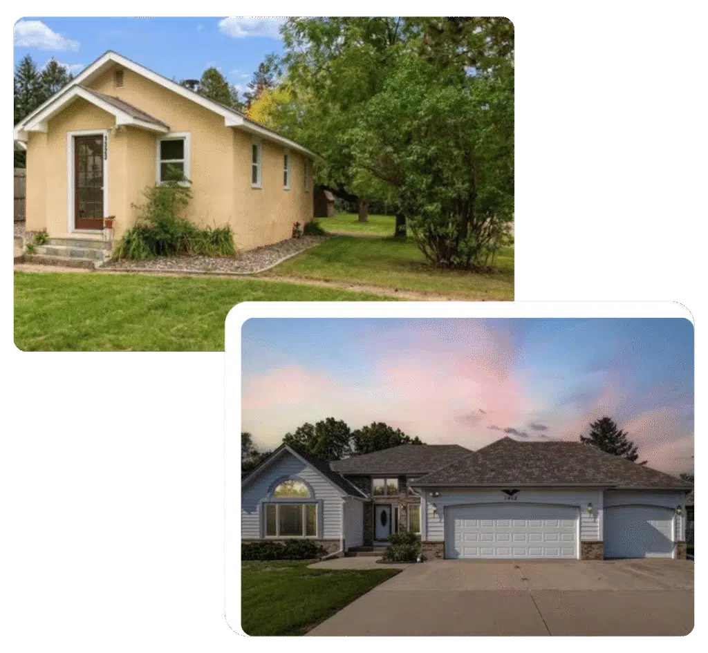 Two properties in Inner Grove Heights, MN that we purchased for cash