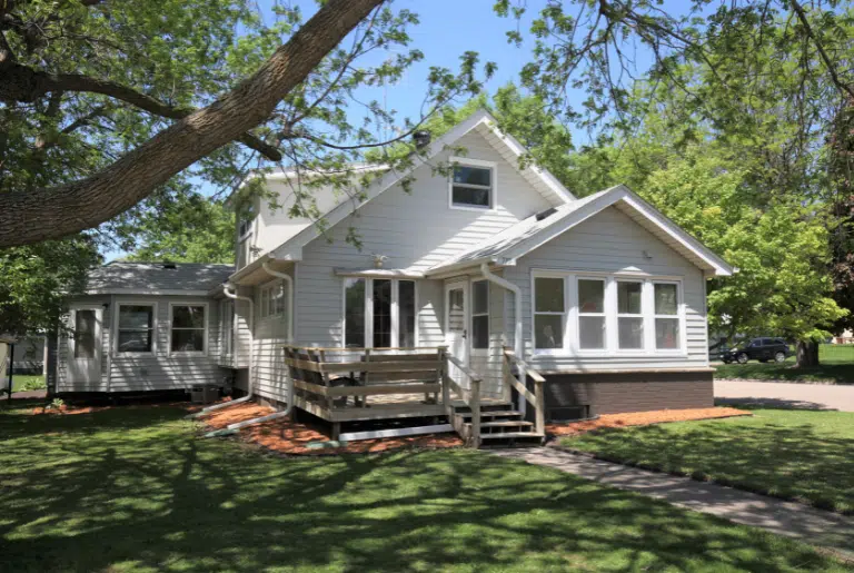 The front of a property in MN