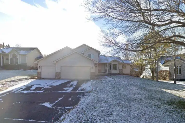 The front of a home in Coon Rapids, MN that we listed
