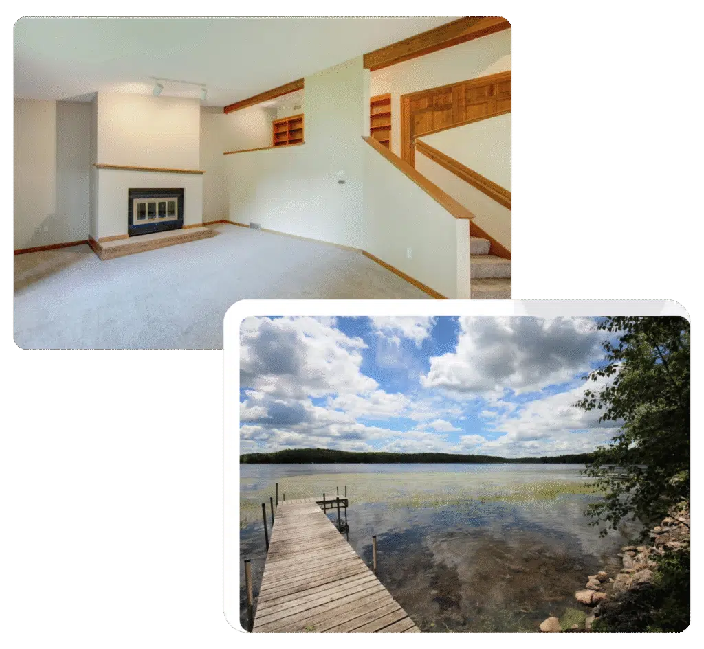 The inside of a Coon Rapids, MN property that we bought fast