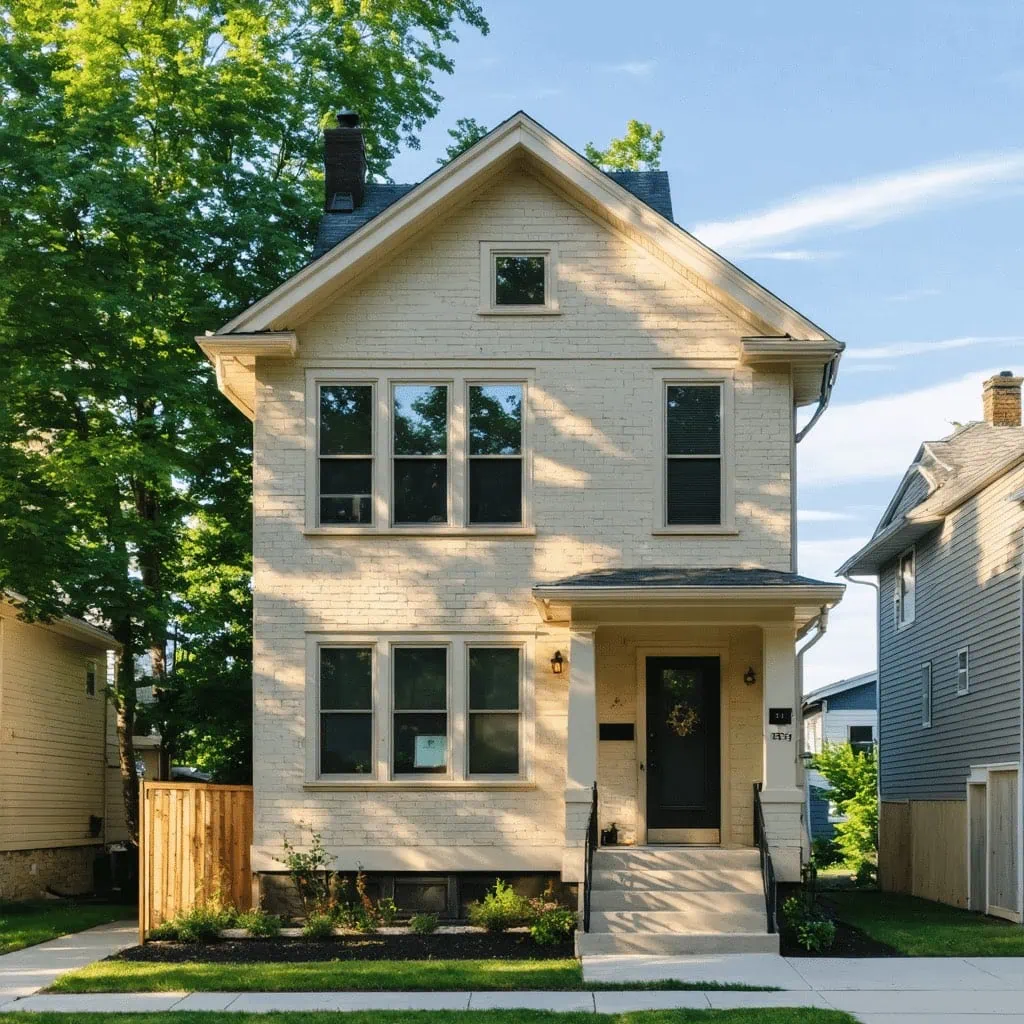 A yellow house in Minneapolis