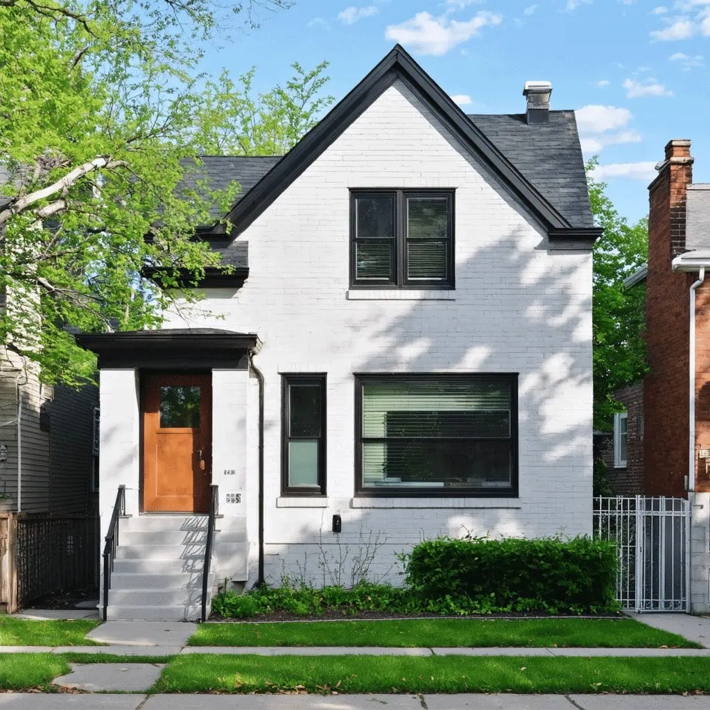 Home bought with orange door