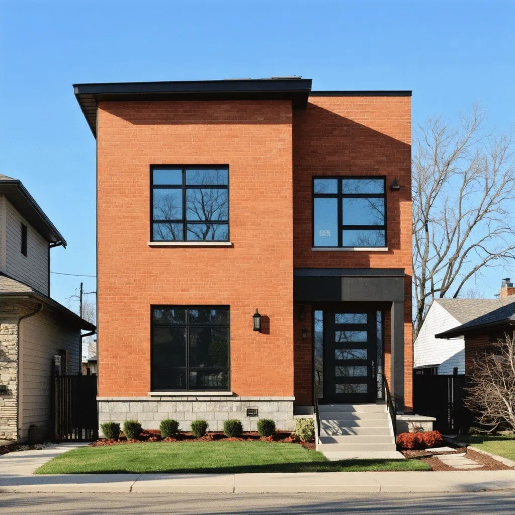 A rectangle shaped home in MN