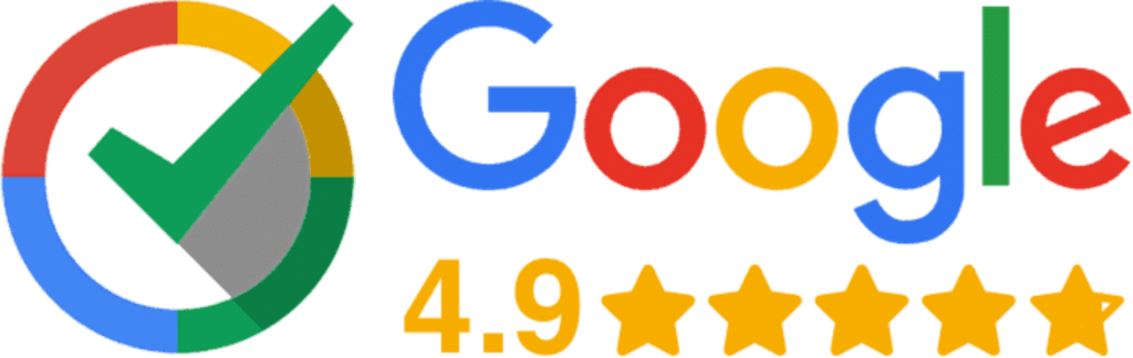 Google 4.9 Star Rating badge
